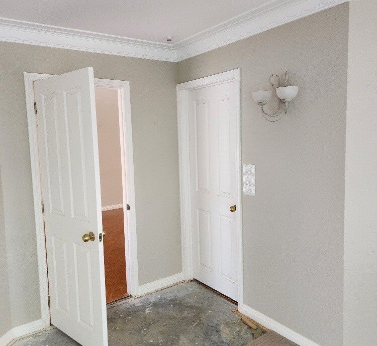 Completed interior wall and door finishing from a NhLand project